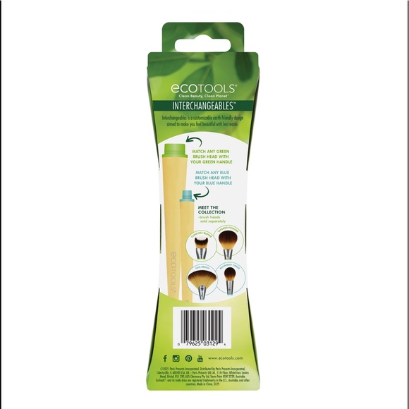 EcoTools Interchangeable Makeup Brush Handles | Customizable Brushes Bamboo ~NEW - Picture 4 of 5
